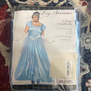 ✨ Leg Avenue Cinderella Classic Costume – 3-Piece Set (Size 1X/2X)